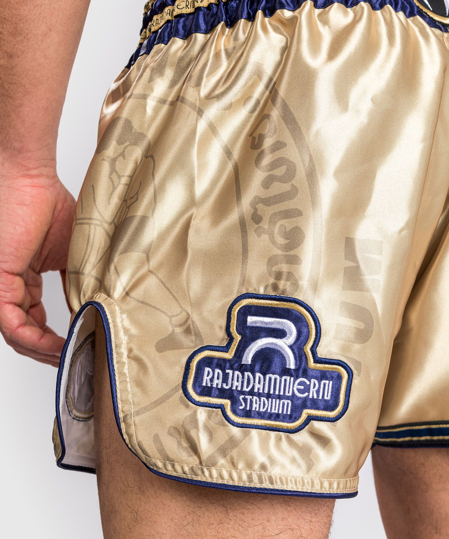 RAJADAMNERN X Venum Muay Thai Shorts - Sand Gold - Budo Online