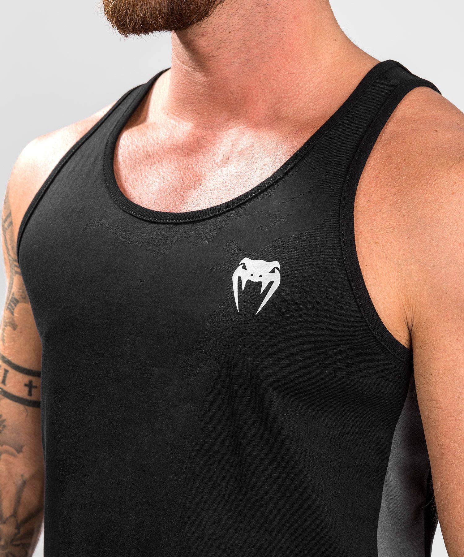 Venum Essential Training Tank Top Vest - Black - Budo Online