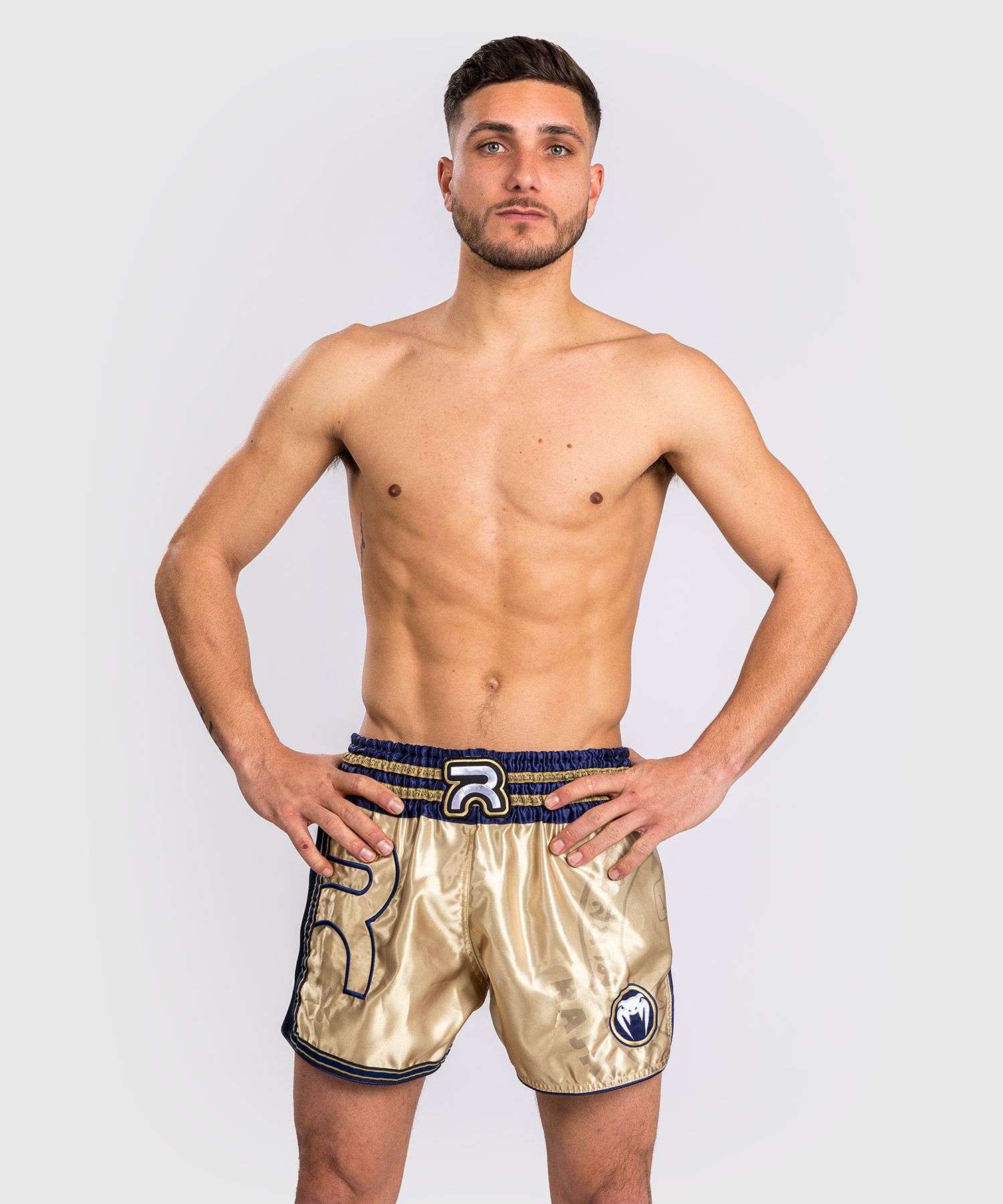 RAJADAMNERN X Venum Muay Thai Shorts - Sand Gold - Budo Online