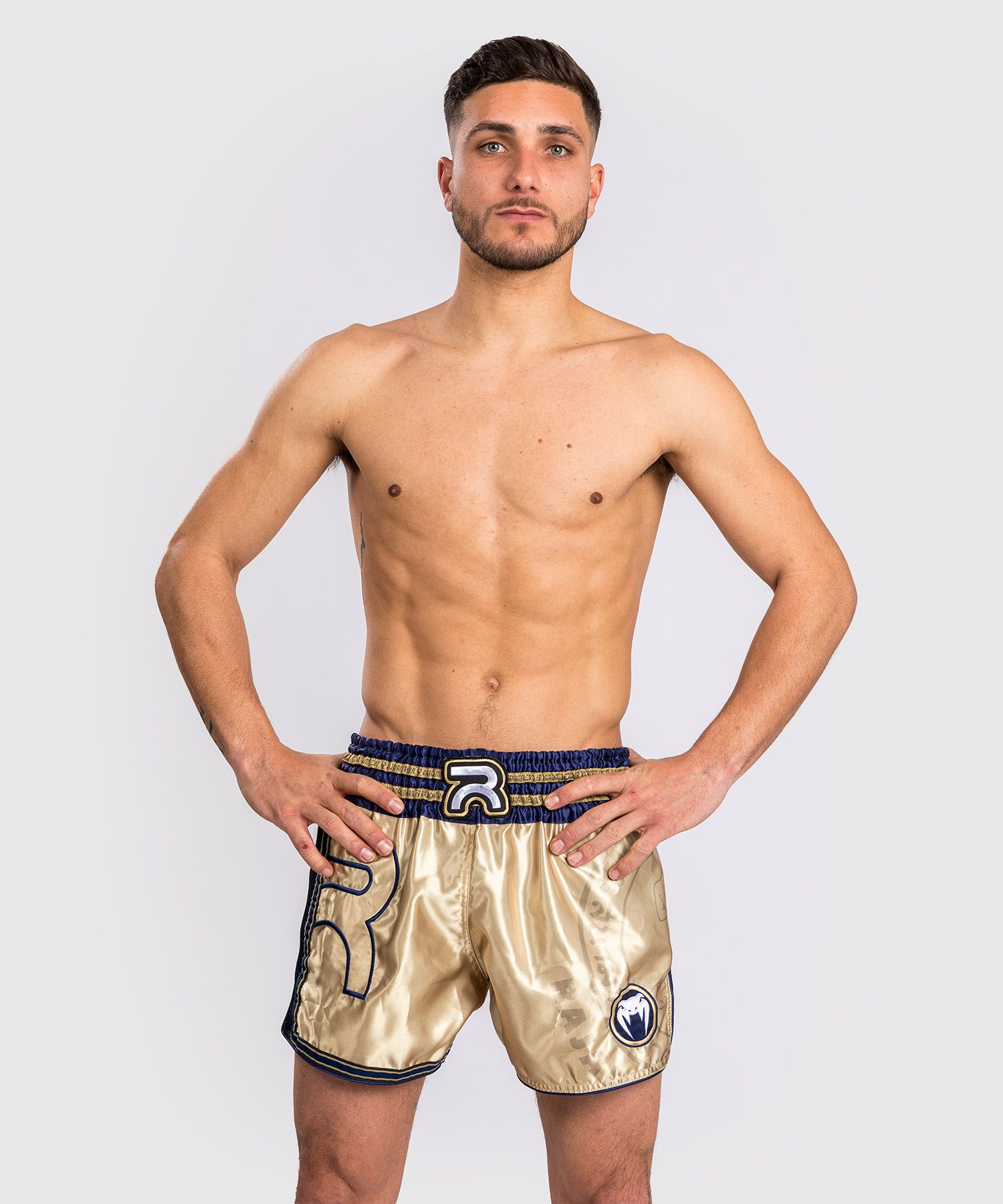 RAJADAMNERN X Venum Muay Thai Shorts - Sand Gold