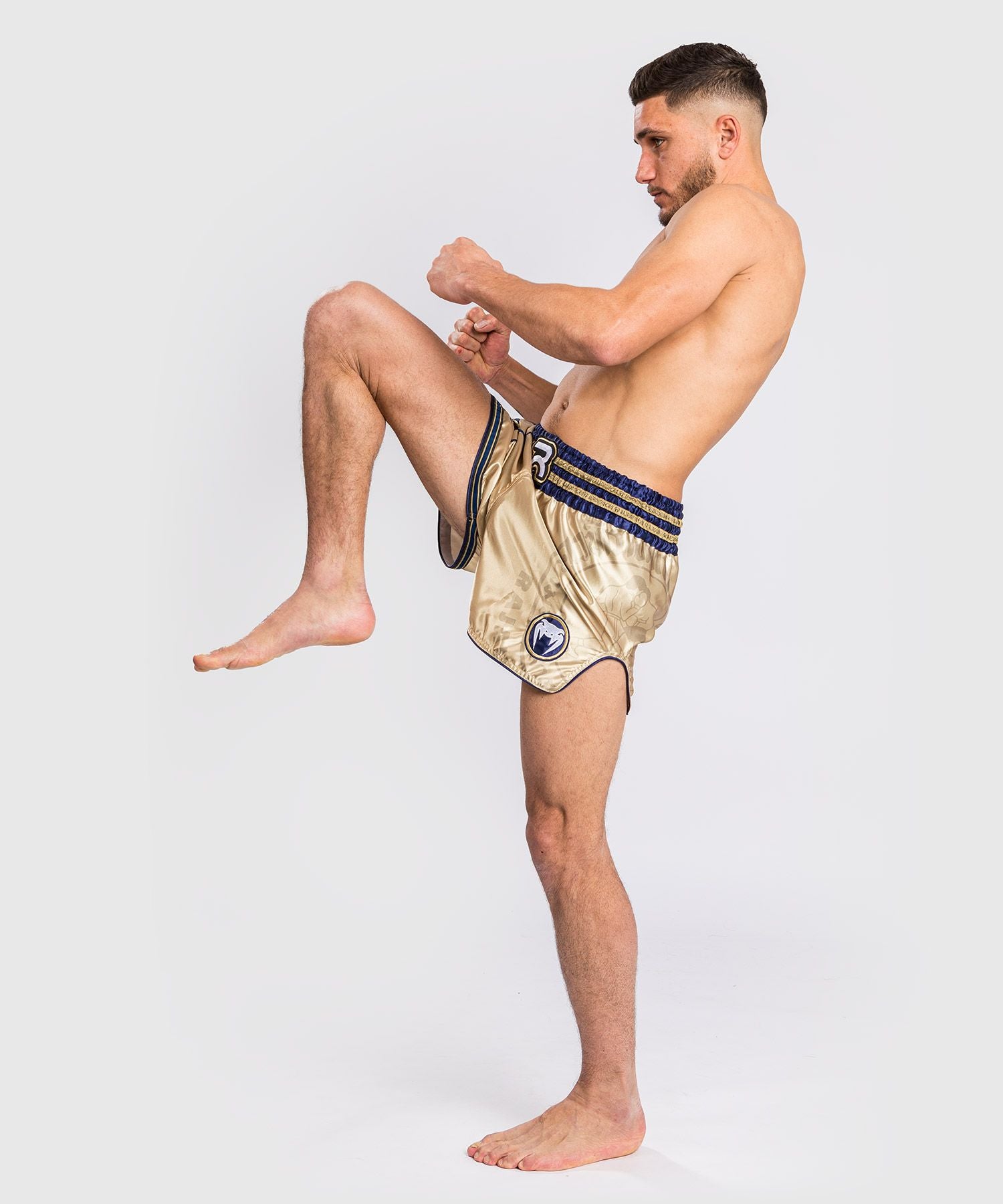 RAJADAMNERN X Venum Muay Thai Shorts - Sand Gold - Budo Online