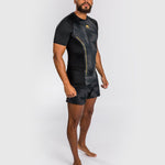 Venum Razor Rashguard Short Sleeves - Black/Gold