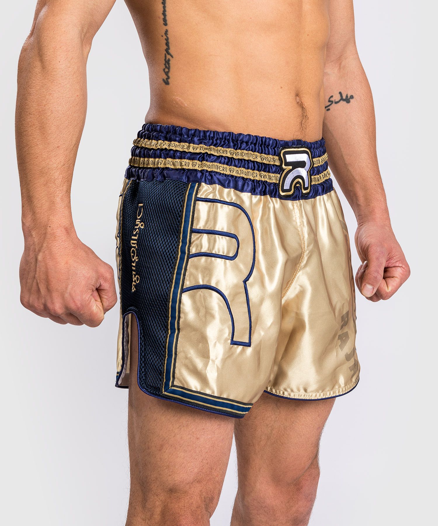 RAJADAMNERN X Venum Muay Thai Shorts - Sand Gold - Budo Online