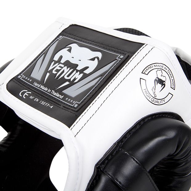 Venum Challenger 2.0 Head Guard Black & White - Budo Online