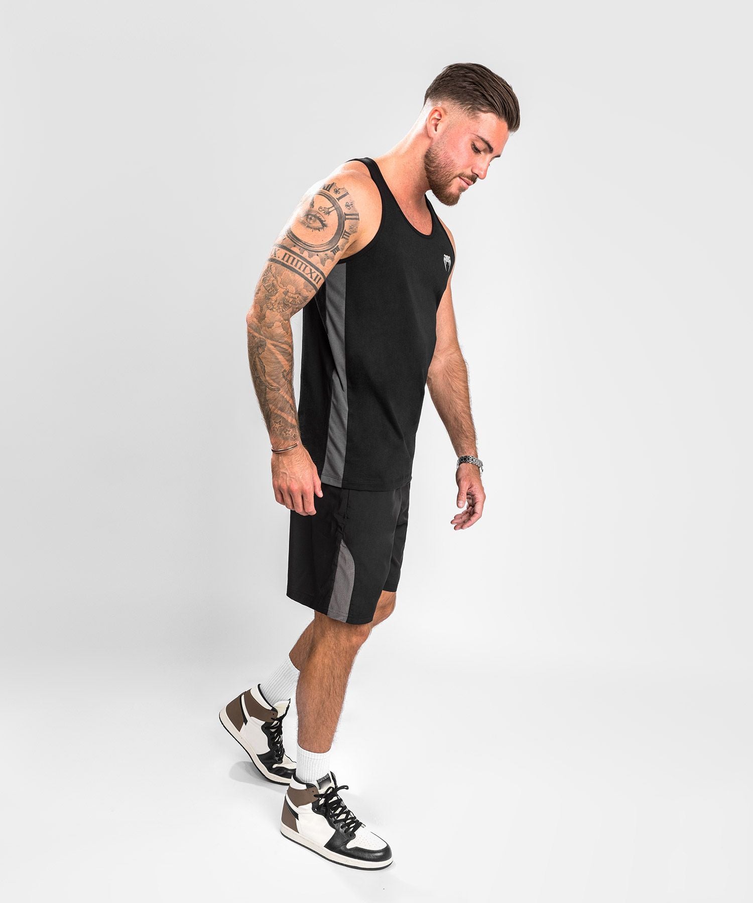 Venum Essential Training Tank Top Vest - Black - Budo Online