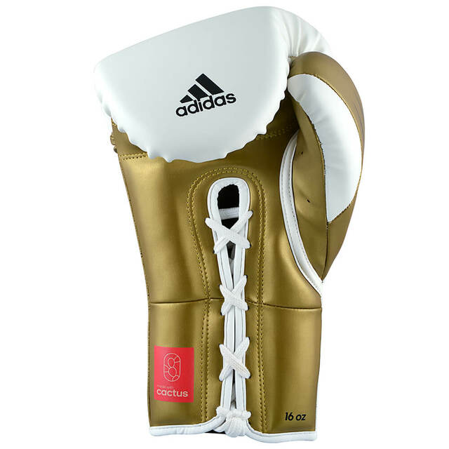 adidas Tilt 350 Pro Lace Boxing Gloves Cactus Leather